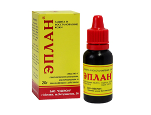 ЭПЛАН раствор применяется для заживления ран, от ожогов, после ожогов.